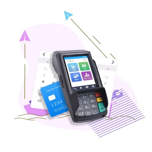 Z9 - מסופון סליקת אשראי נייד עם סוללה ו SIM