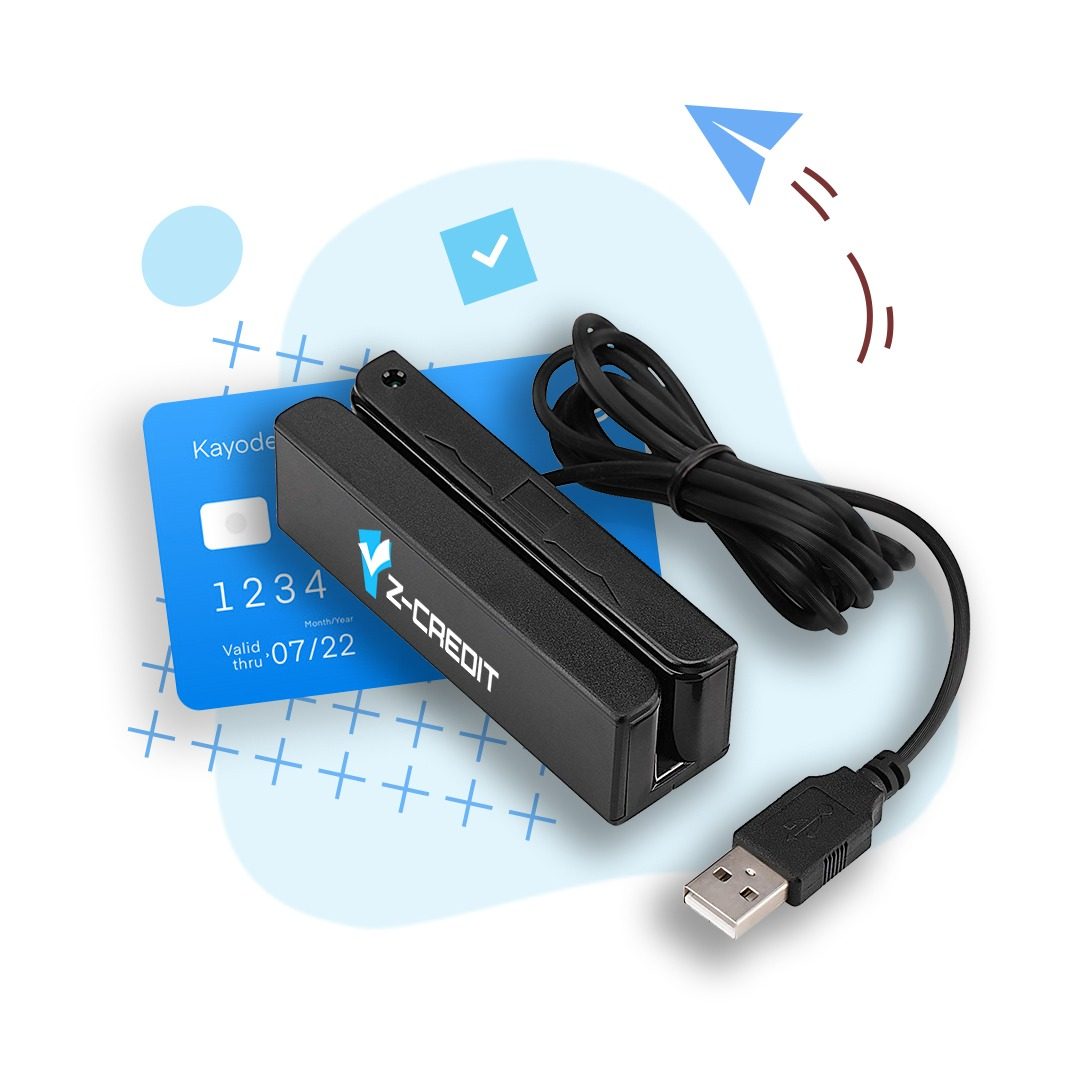 קורא כרטיסי אשראי USB